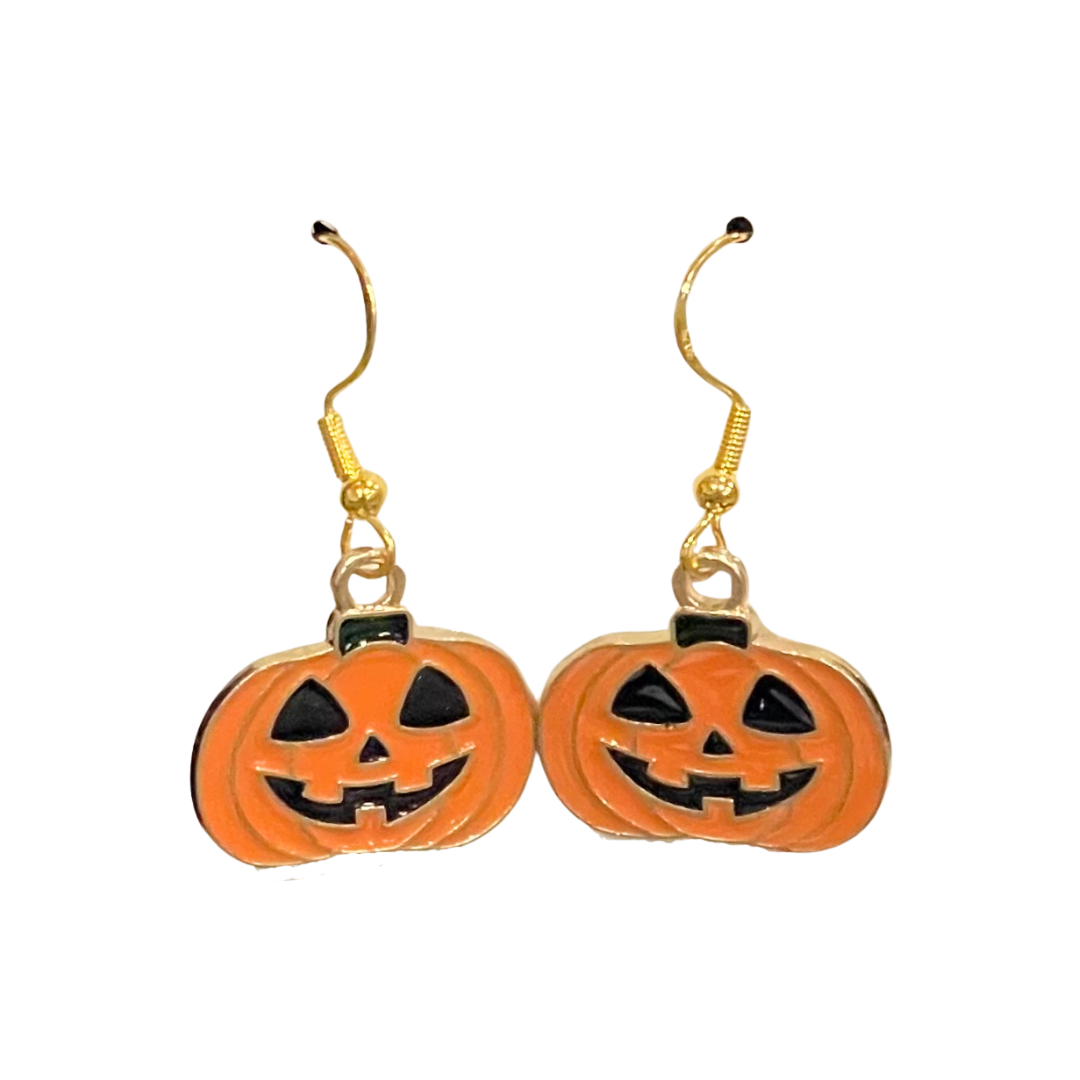 Halloween themed Earrings -Pumpkins 2