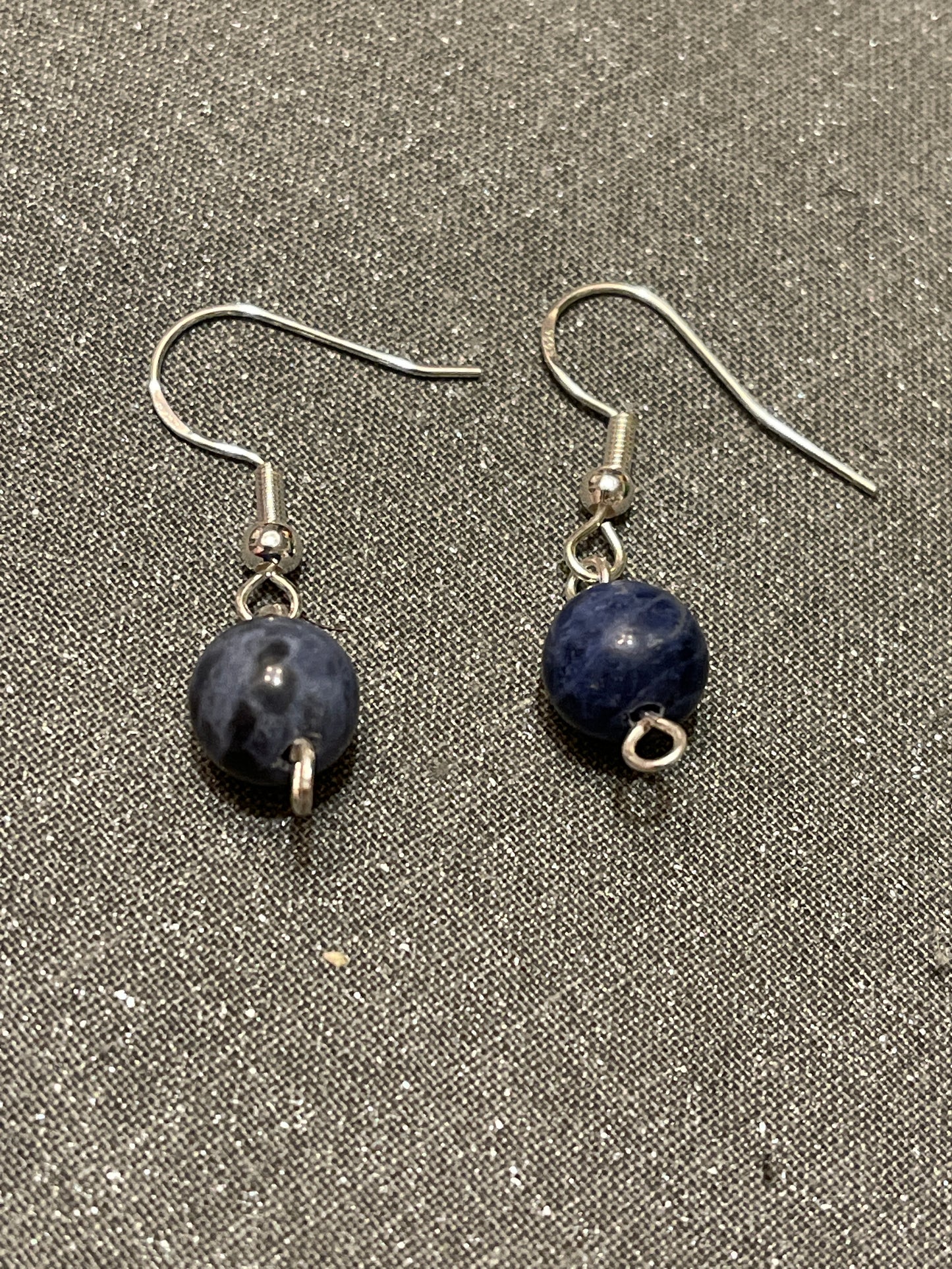 Blue Sodalite Gemstone Earrings
