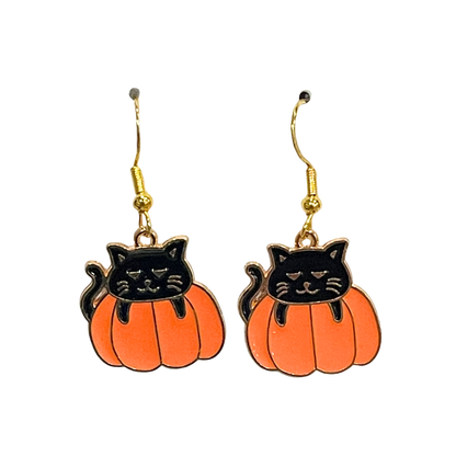 Cat Halloween Earrings