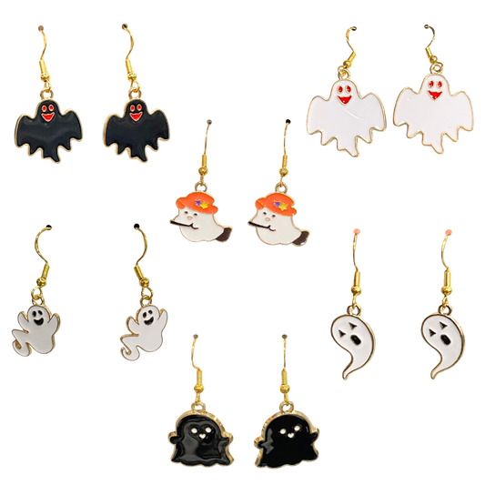 Ghost Halloween Earrings-Variety 2