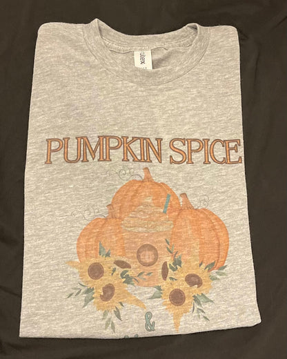 Gray Pumpkin spice T-Shirt