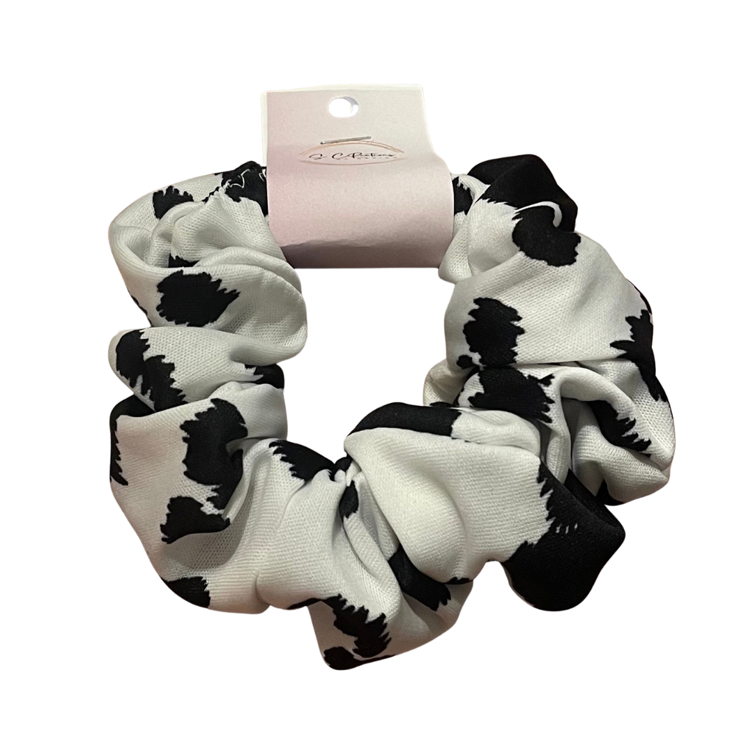XL Cow Print Scrunchie