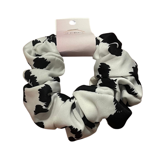 XL Cow Print Scrunchie