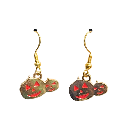 Halloween themed Earrings -Pumpkins 1