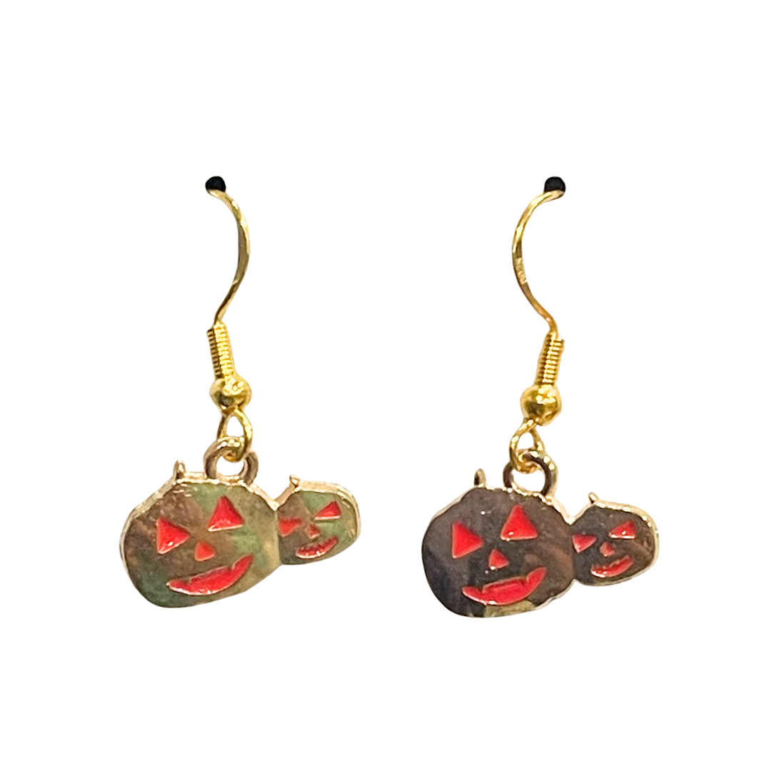 Halloween themed Earrings -Pumpkins 1