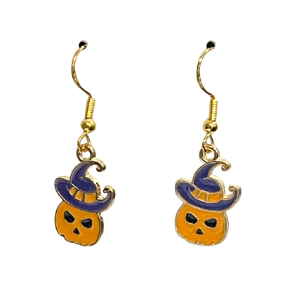 Halloween themed Earrings -Pumpkins 1
