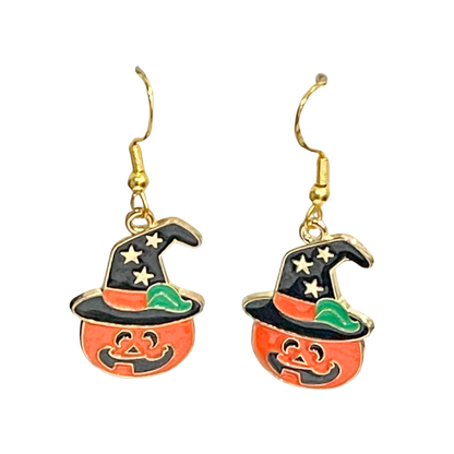 Halloween themed Earrings -Pumpkins 1