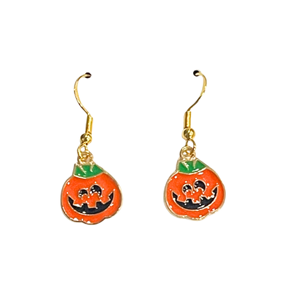 Halloween themed Earrings -Pumpkins 1