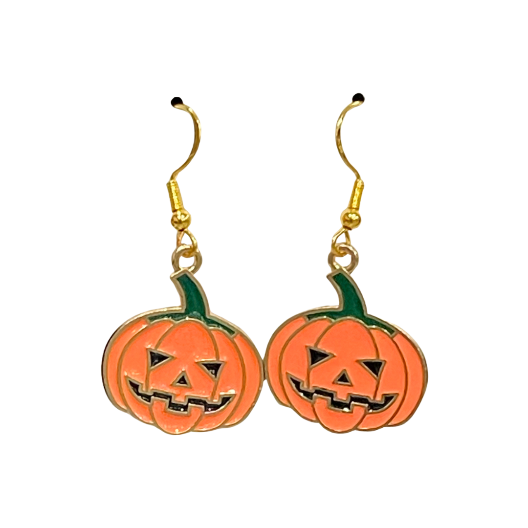 Halloween themed Earrings -Pumpkins 2