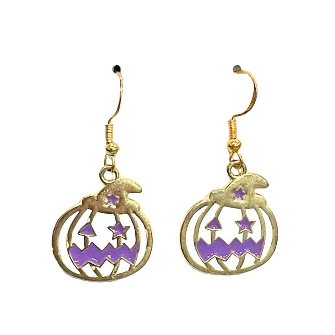 Halloween themed Earrings -Pumpkins 2