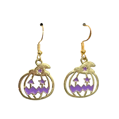 Halloween themed Earrings -Pumpkins 2