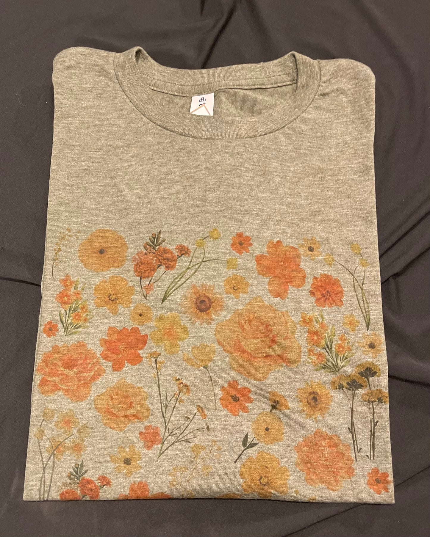 Green Floral T-shirt