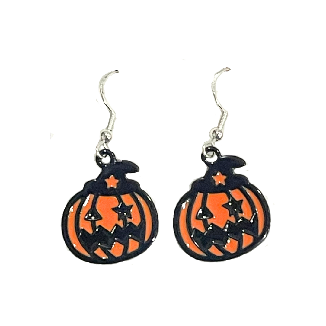 Halloween themed Earrings -Pumpkins 2