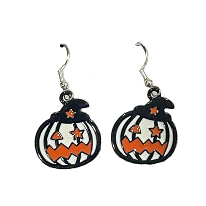 Halloween themed Earrings -Pumpkins 2