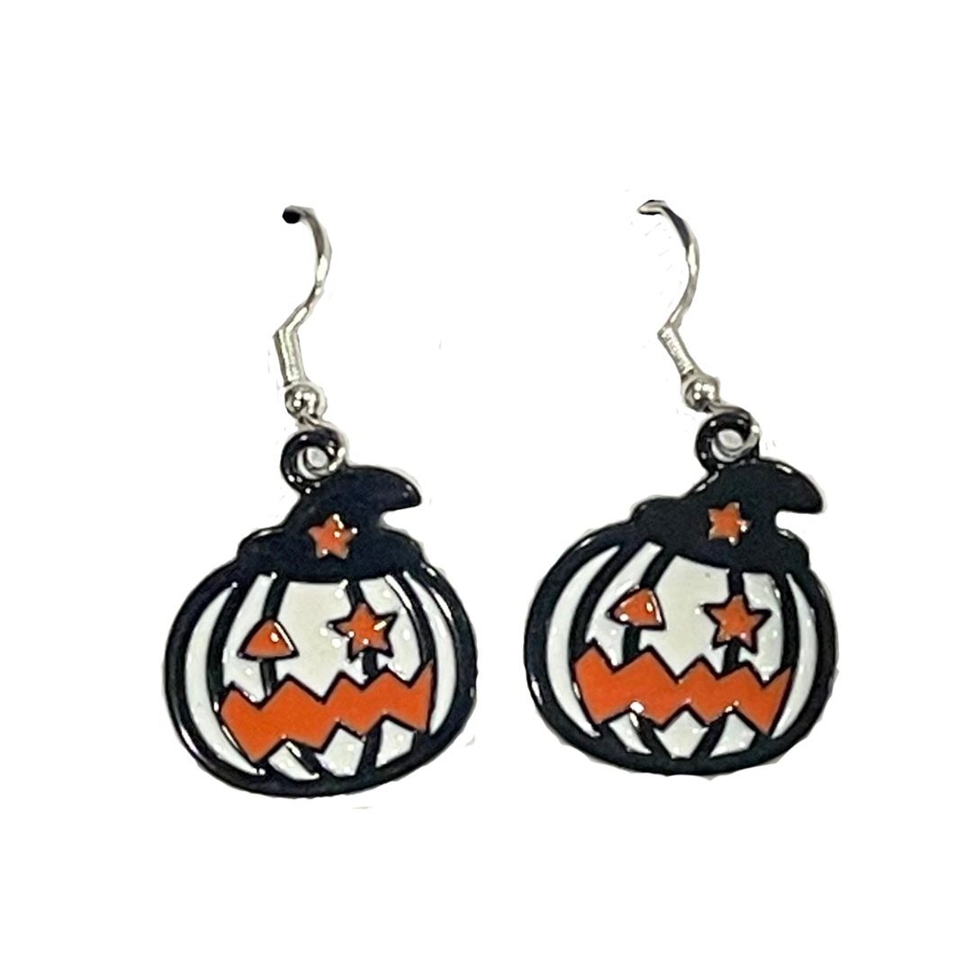 Halloween themed Earrings -Pumpkins 2