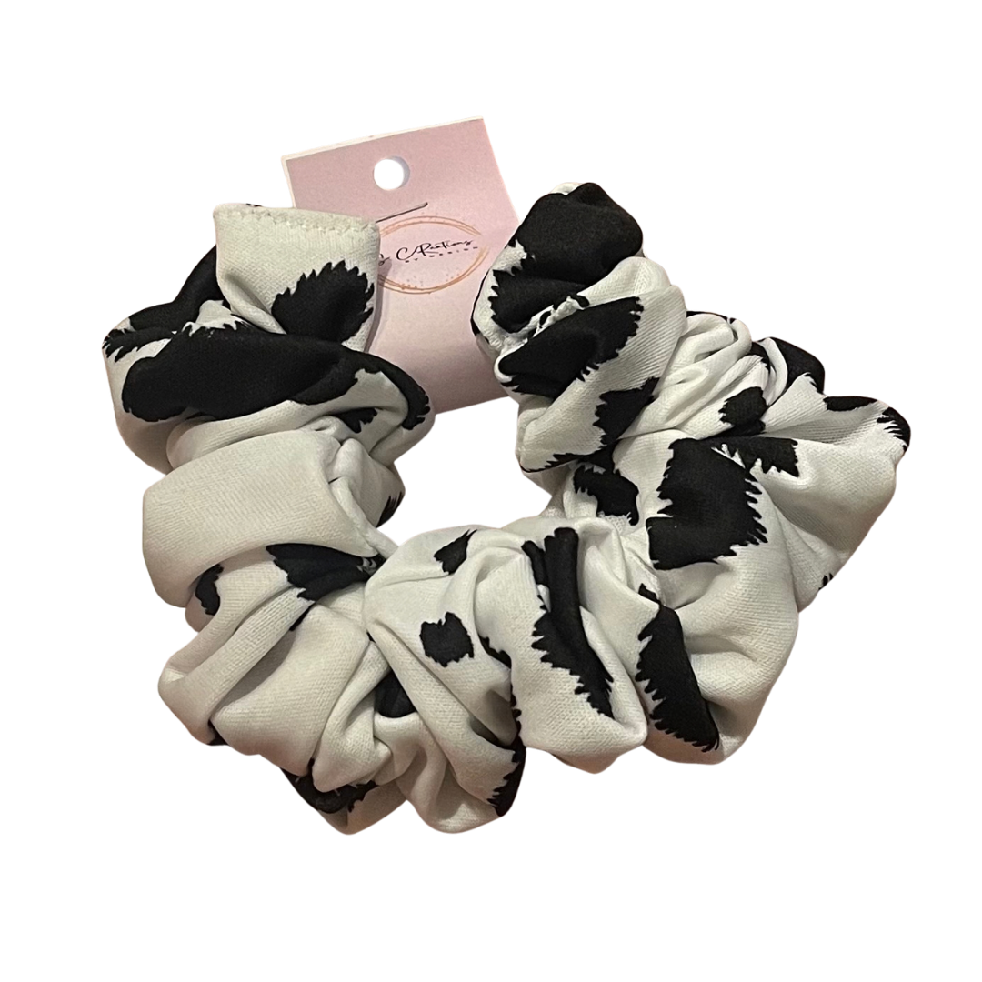 XXL Cow Print Scrunchie
