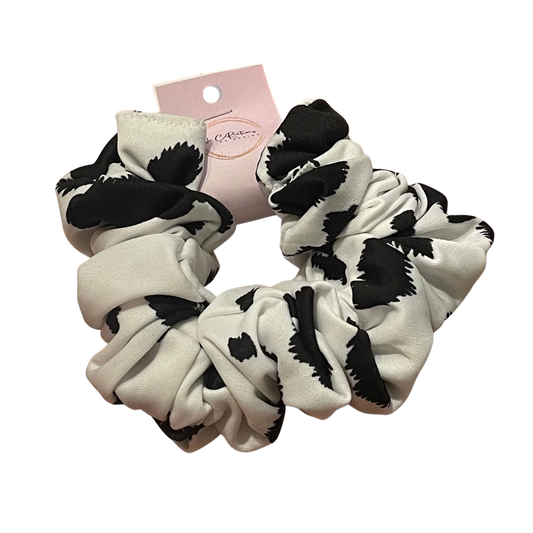 XXL Cow Print Scrunchie