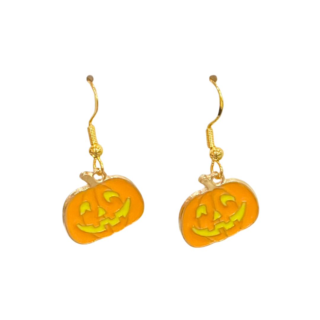 Halloween themed Earrings -Pumpkins 2