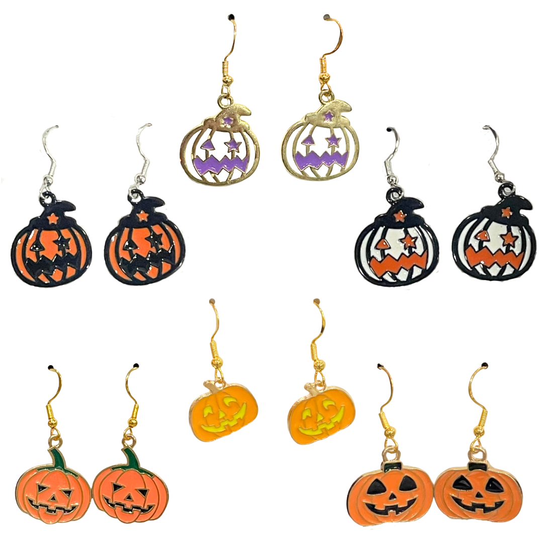 Halloween themed Earrings -Pumpkins 2