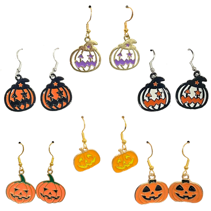 Halloween themed Earrings -Pumpkins 2