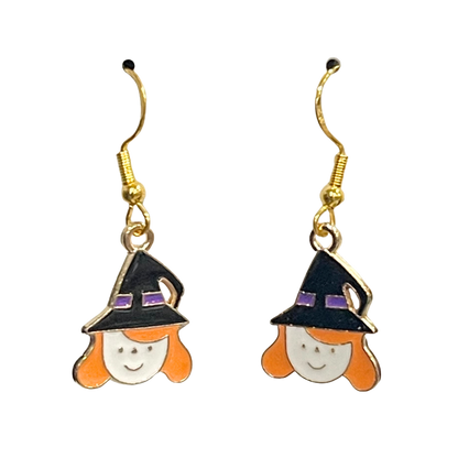 Halloween themed Earrings -Witch
