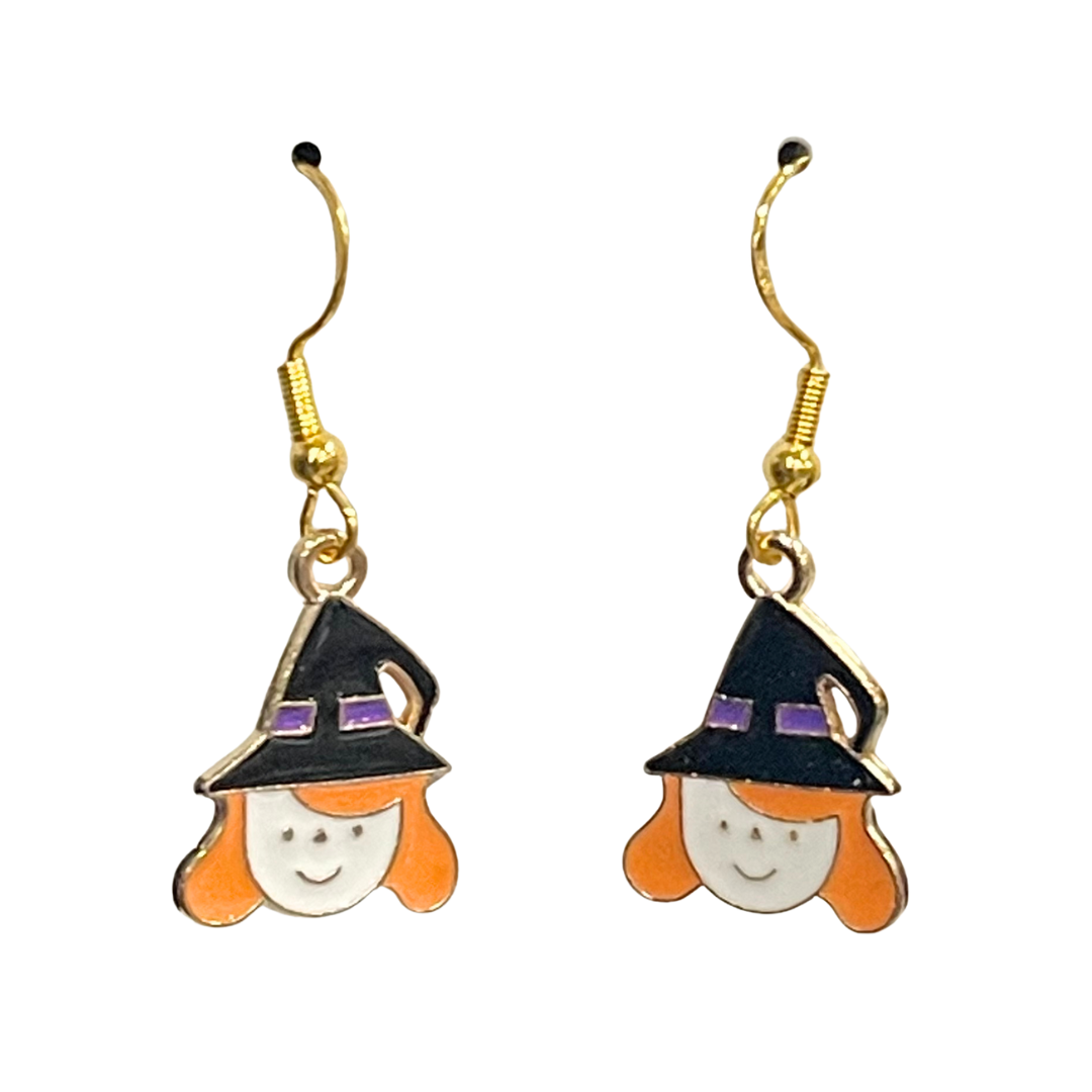 Halloween themed Earrings -Witch