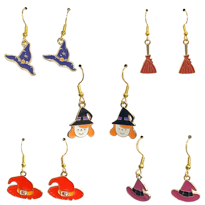 Halloween themed Earrings -Witch