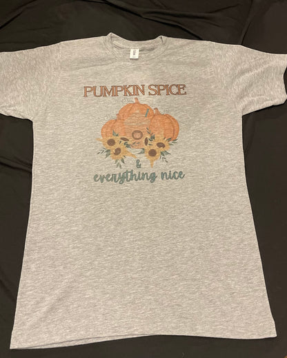 Gray Pumpkin spice T-Shirt
