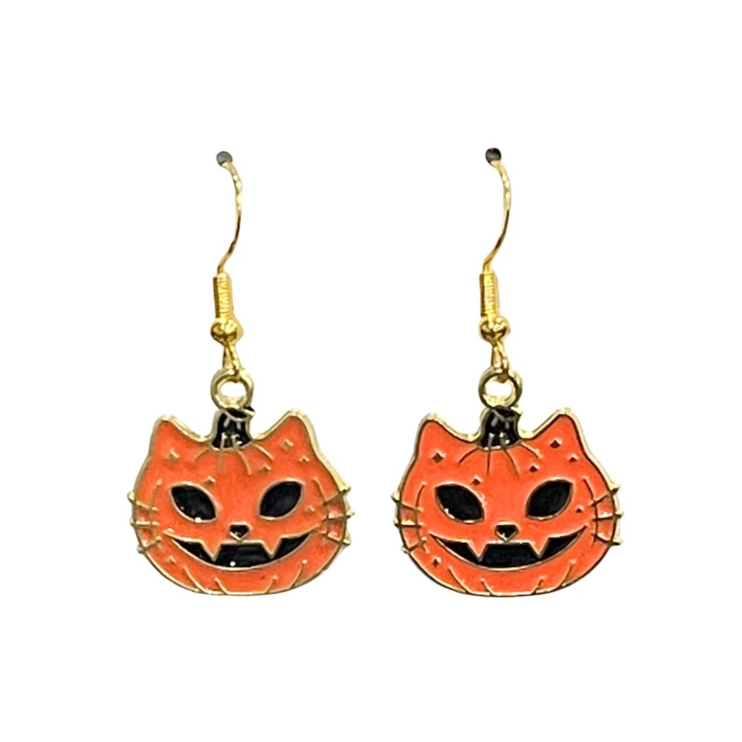 Cat Halloween Earrings