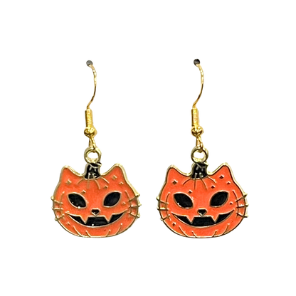 Cat Halloween Earrings
