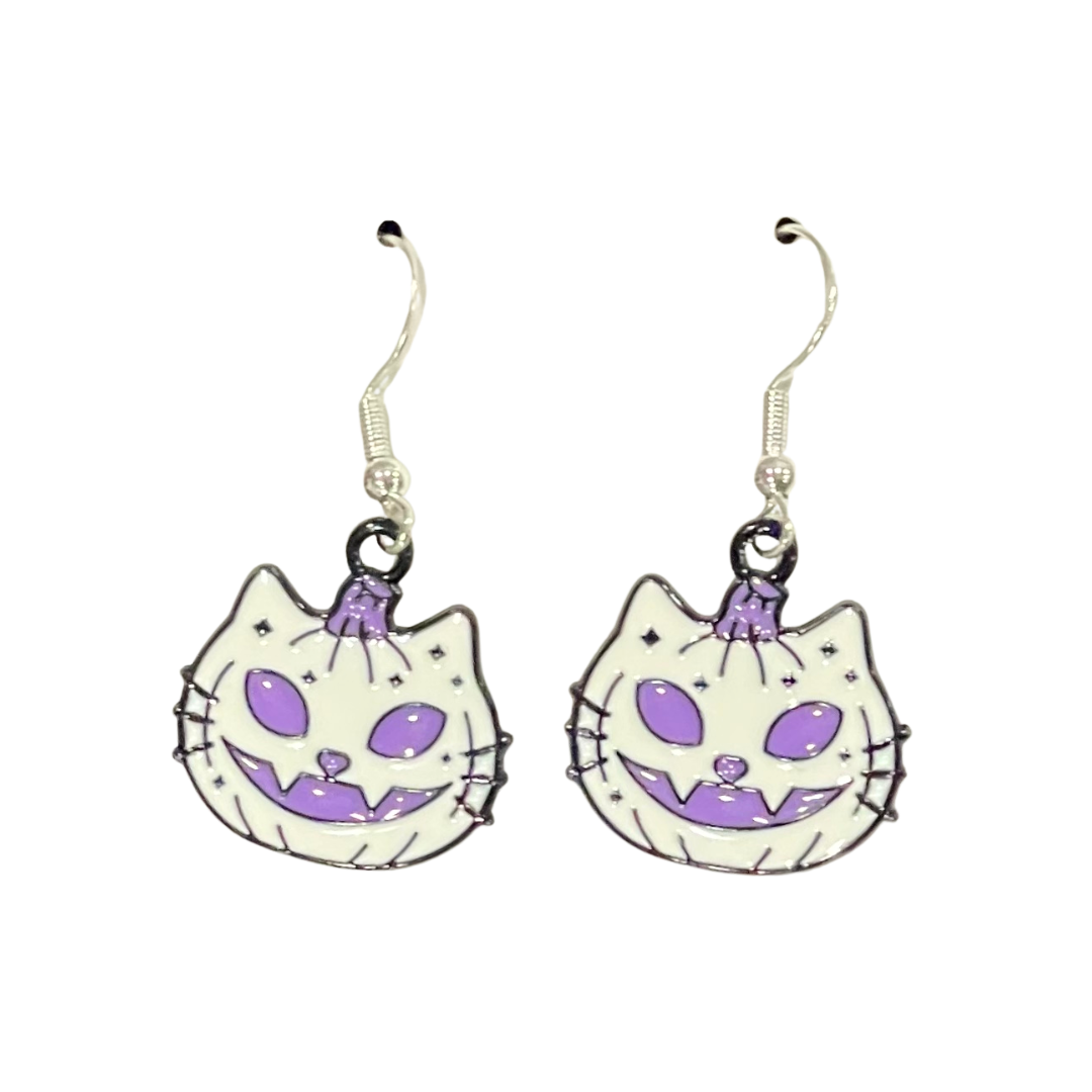 Cat Halloween Earrings