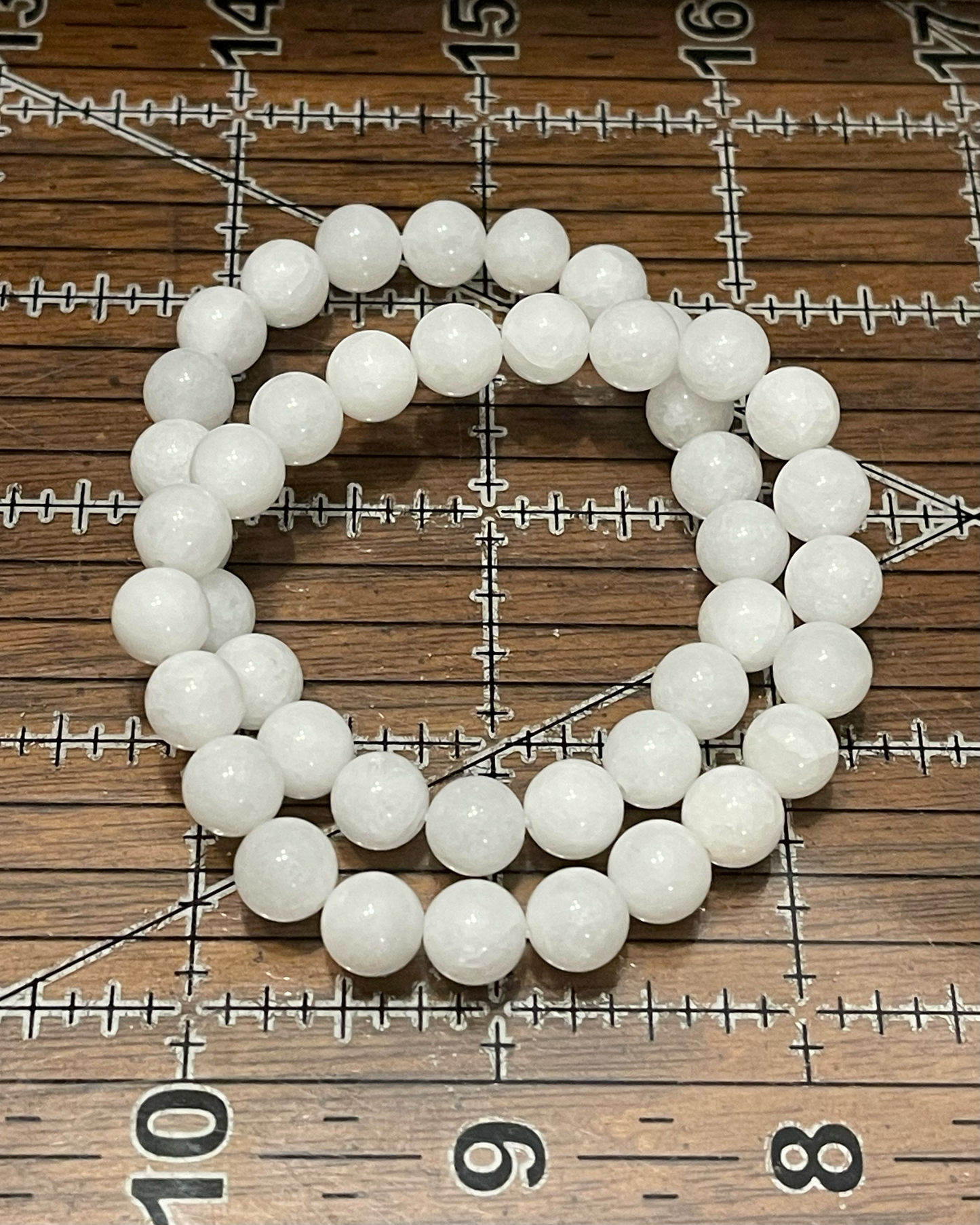 White Alabaster Gemstone Bracelet