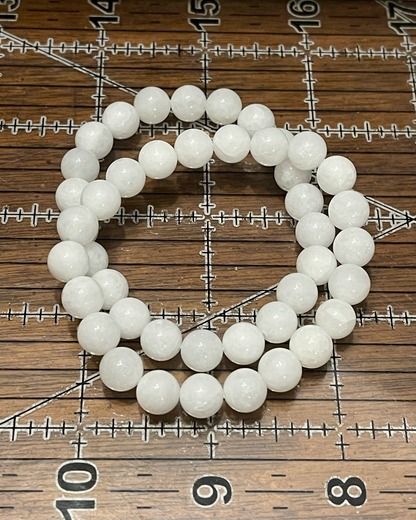 White Alabaster Gemstone Bracelet