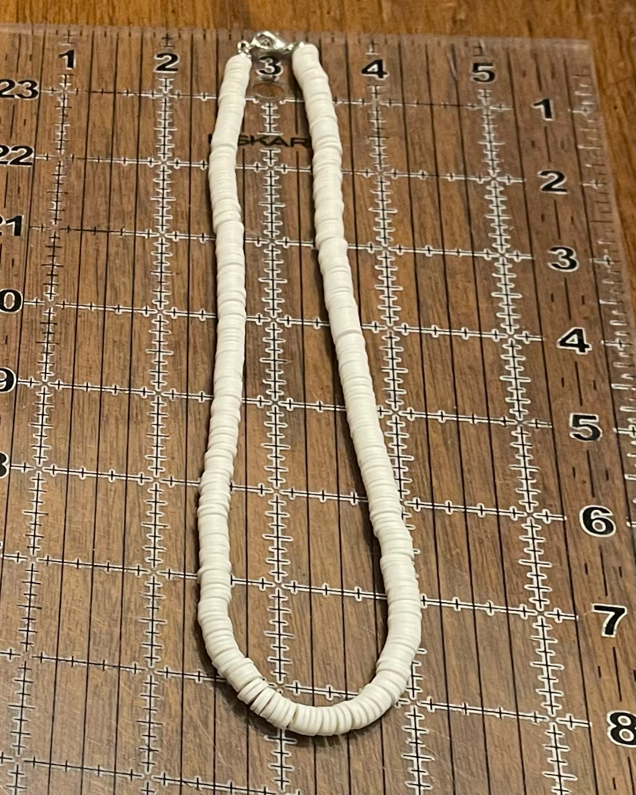 White Heishi Necklace