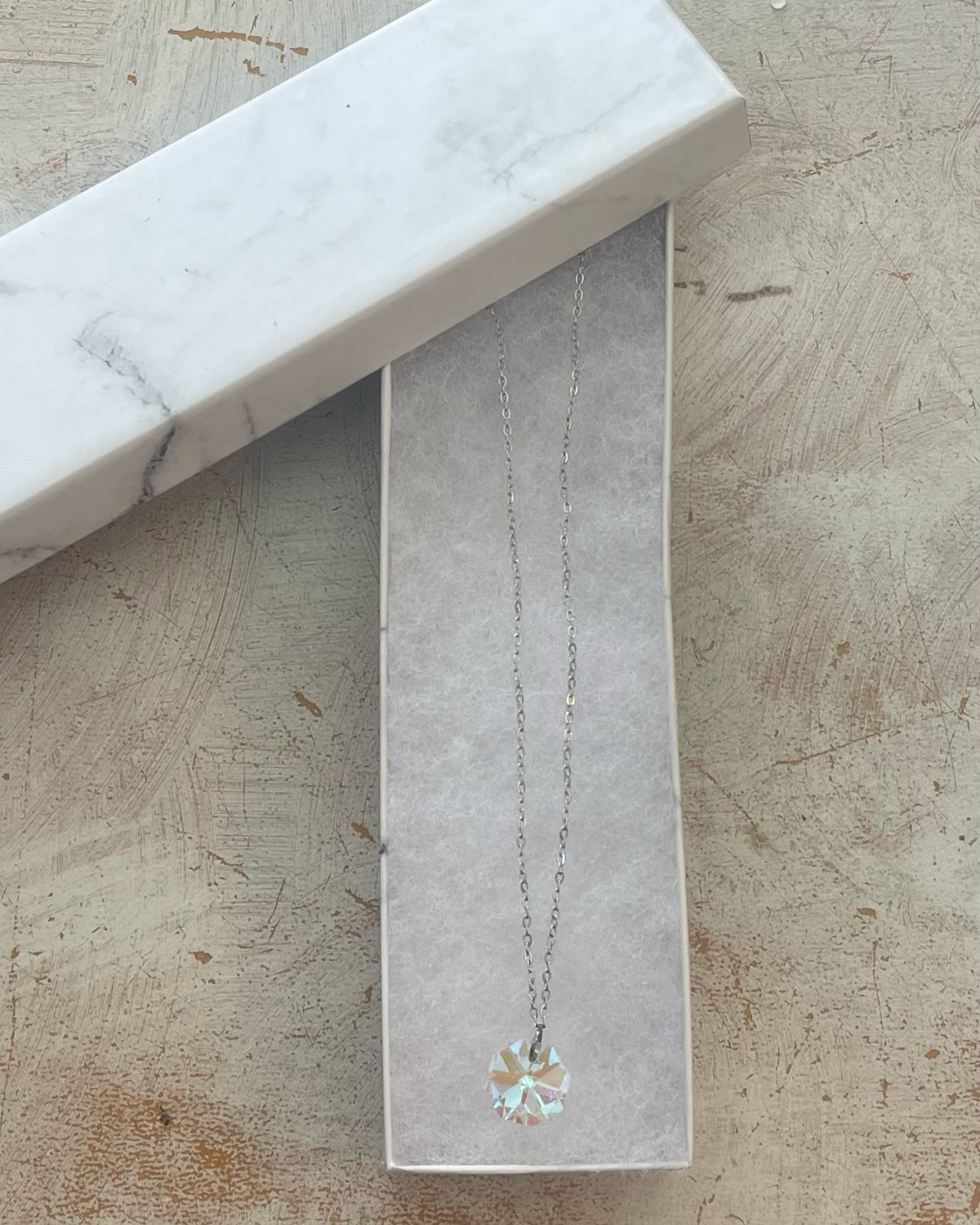 AB Octagon Necklace