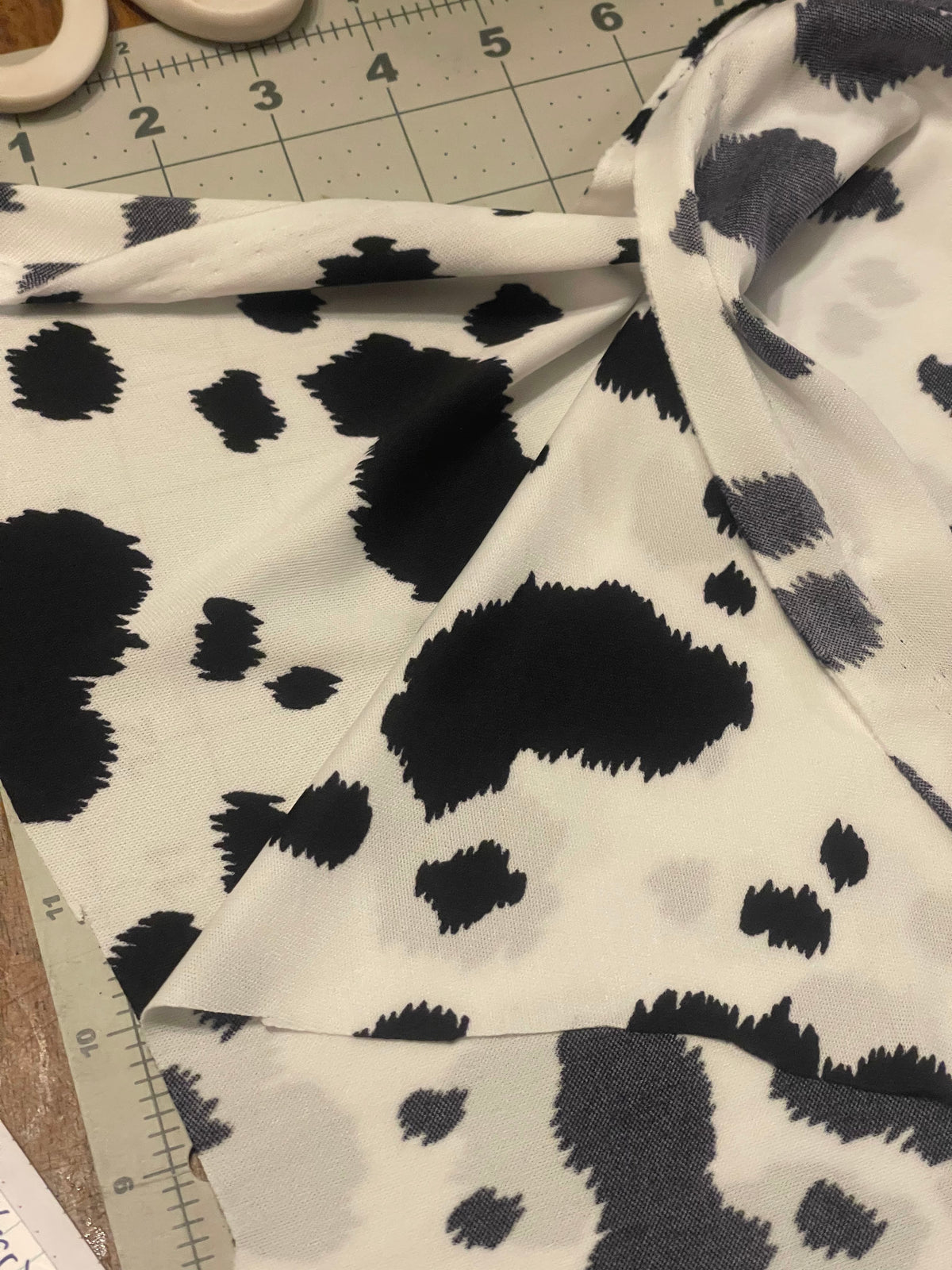 Skinny Cow Print Scrunchie