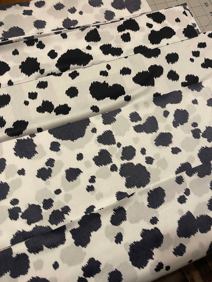Mini Cow Print Scrunchie