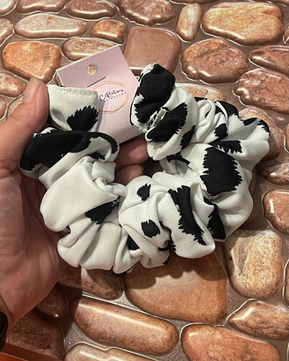 XXL Cow Print Scrunchie
