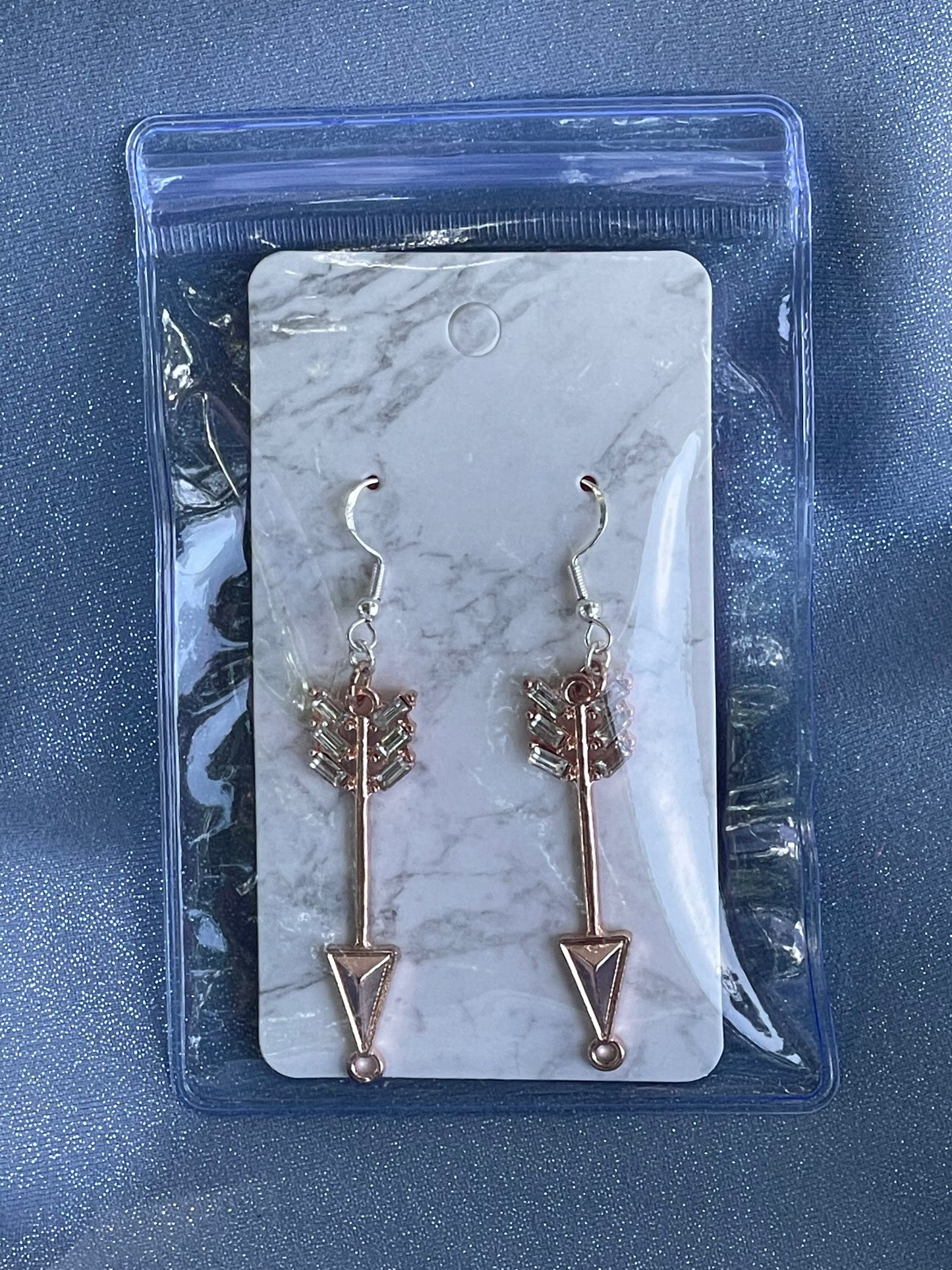 Arrow Sterling Silver Dangle Earrings