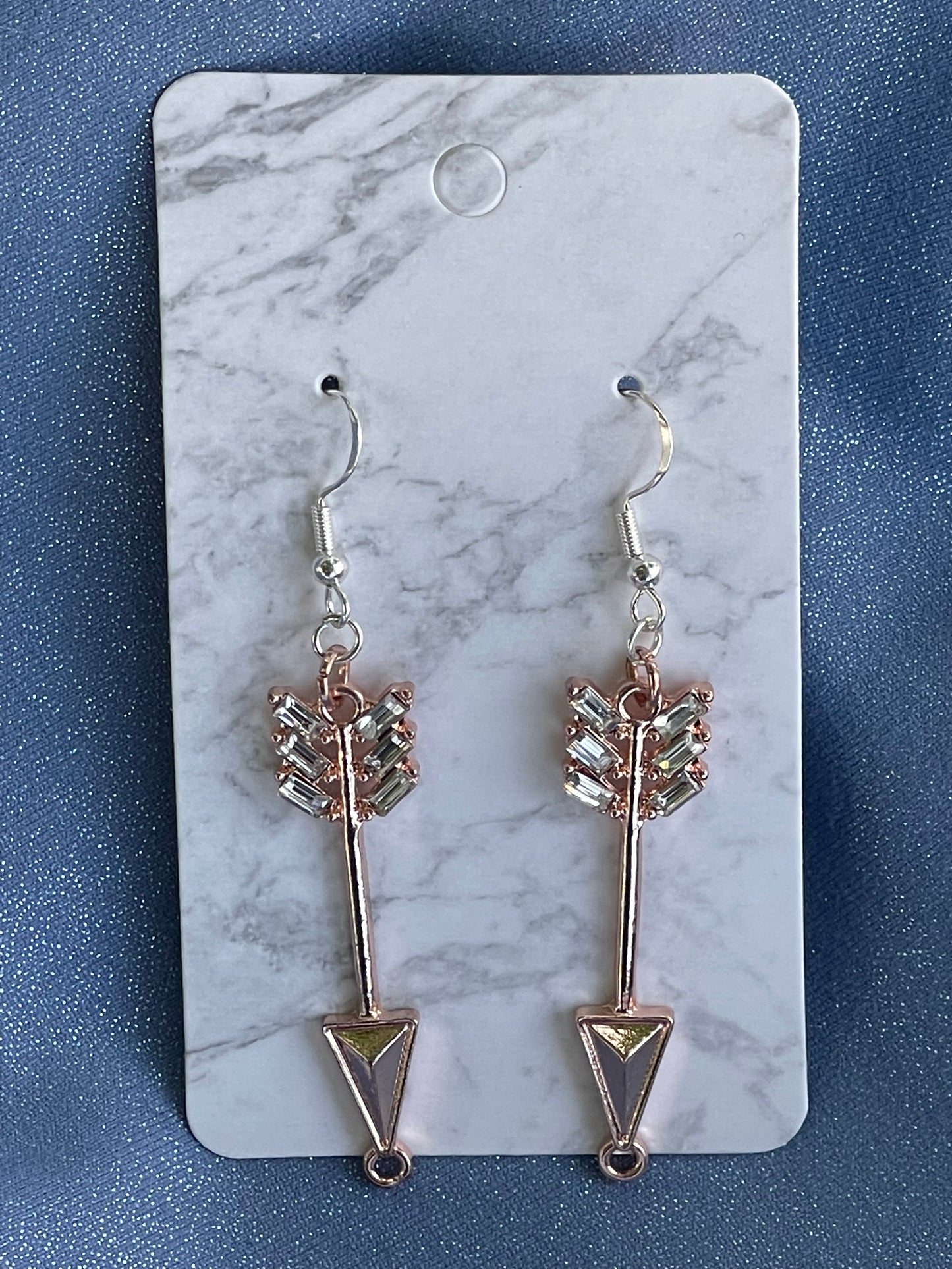 Arrow Sterling Silver Dangle Earrings