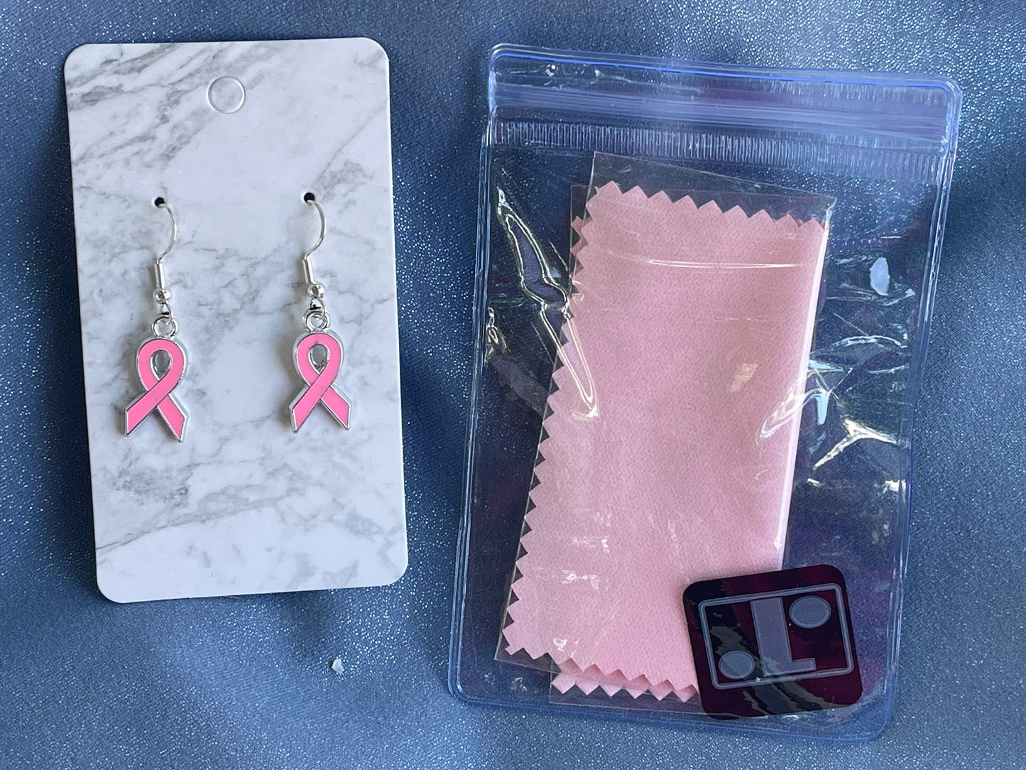 Pink Breast Cancer Earrings