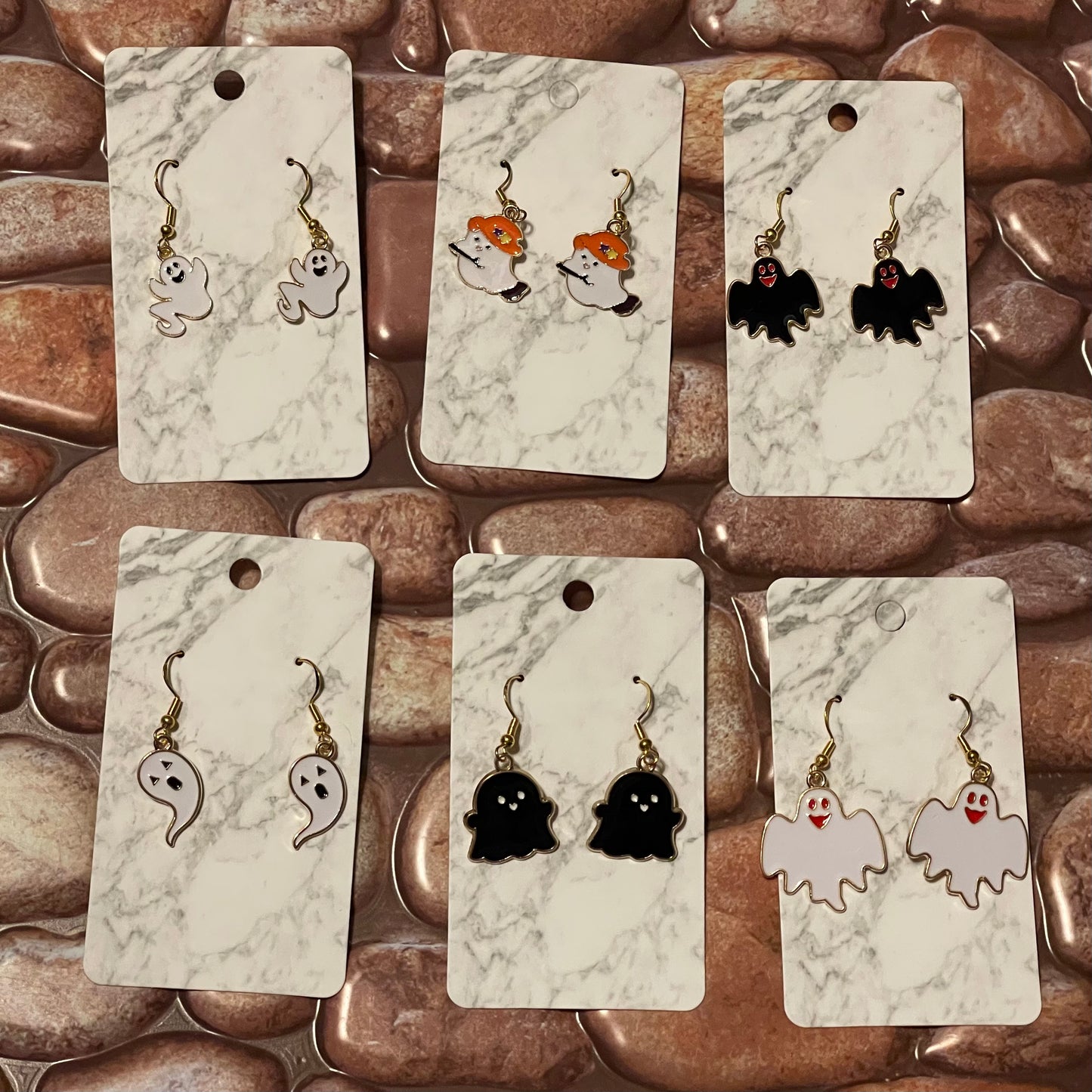 Ghost Halloween Earrings-Variety 2