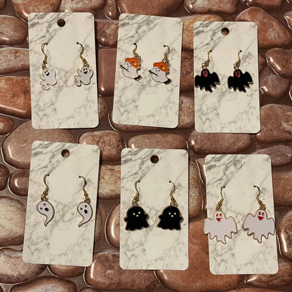 Ghost Halloween Earrings-Variety 2