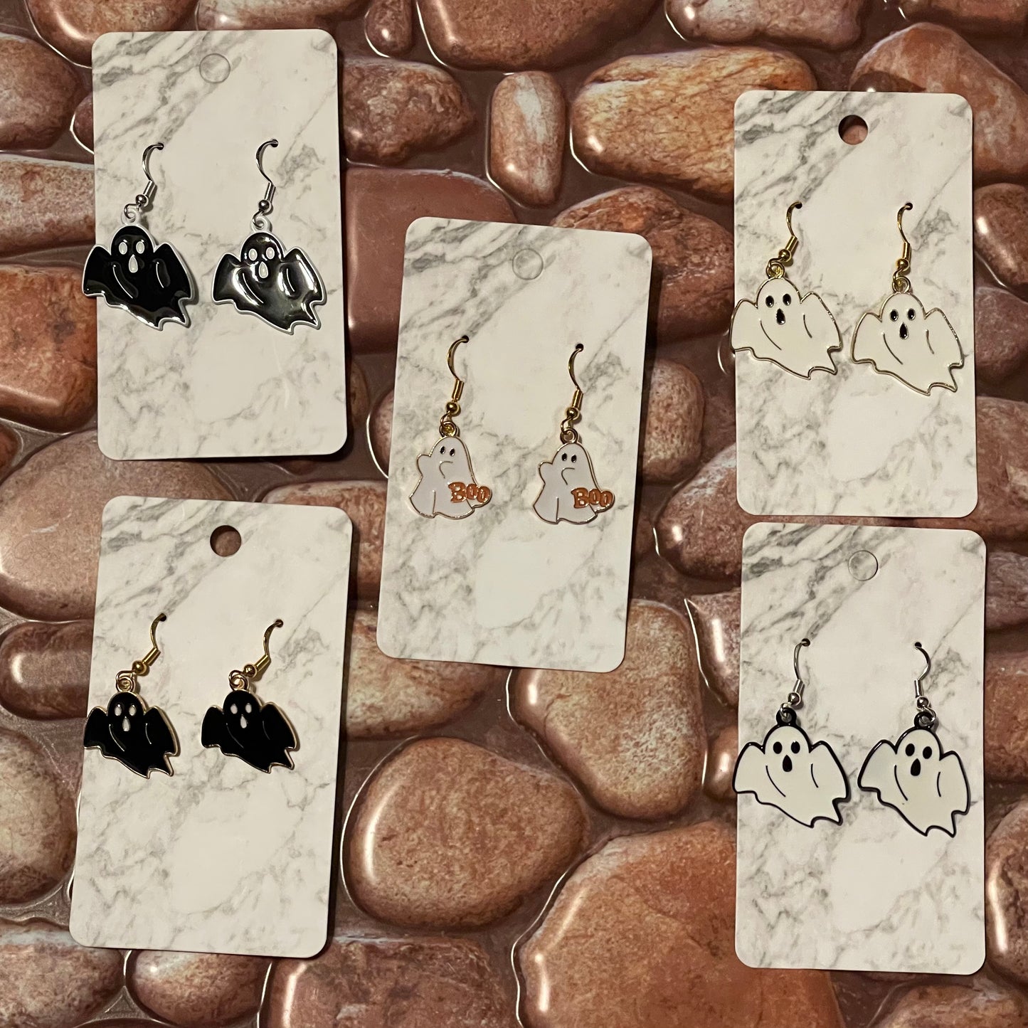 Ghost Halloween Earrings-Variety 1