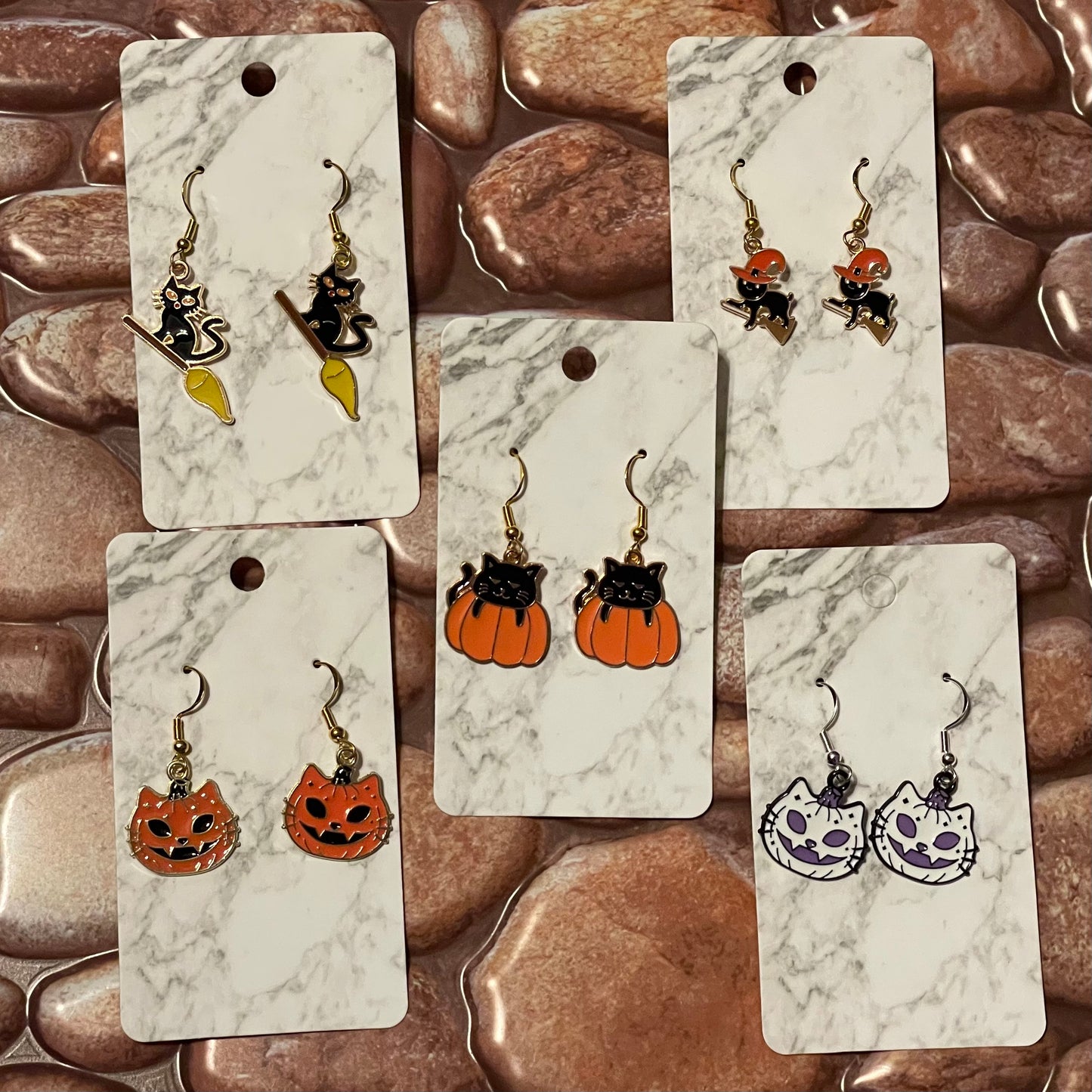 Cat Halloween Earrings