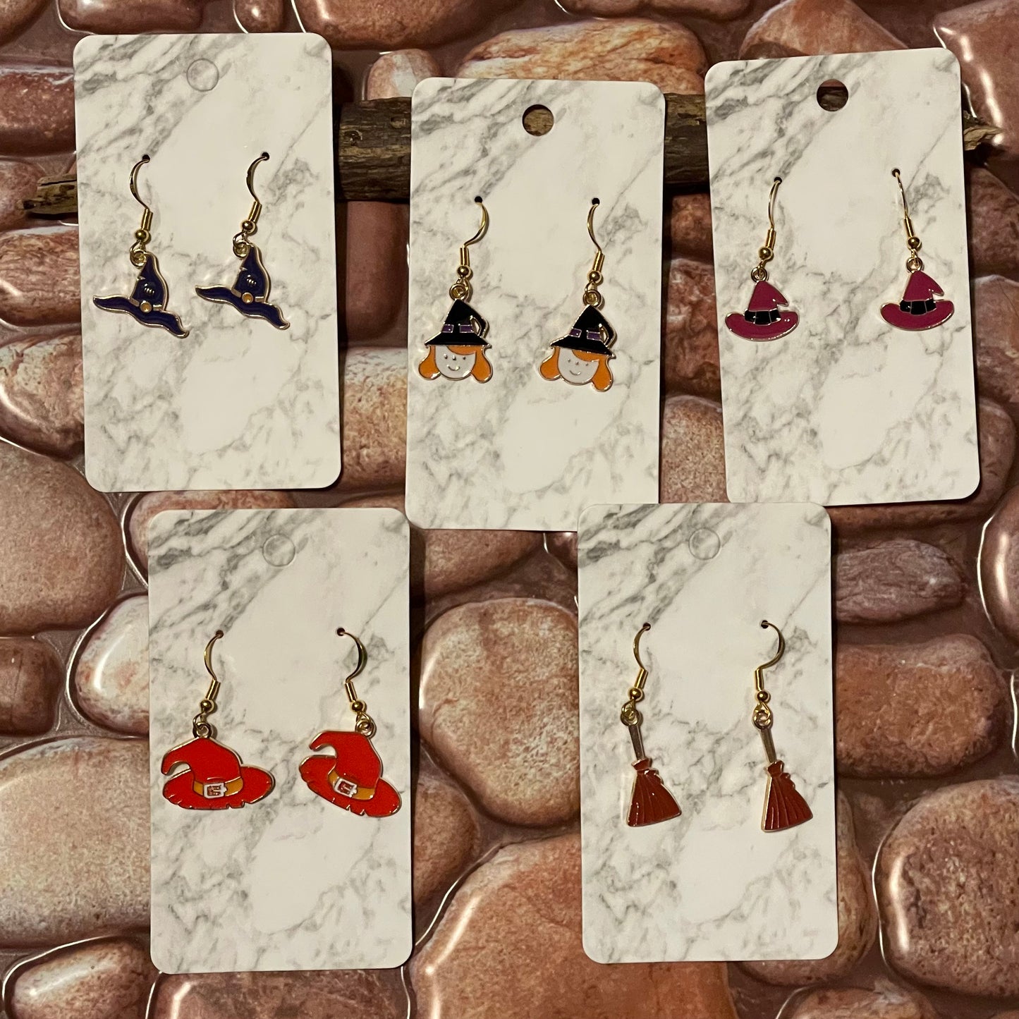 Halloween themed Earrings -Witch