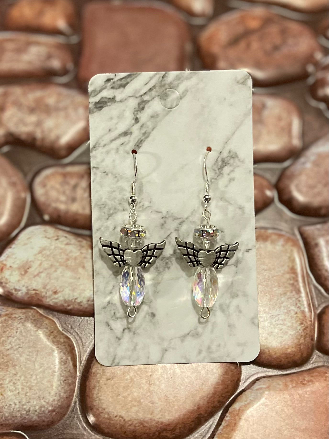 Angel Christmas Earrings