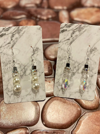 Snowman Christmas Earrings