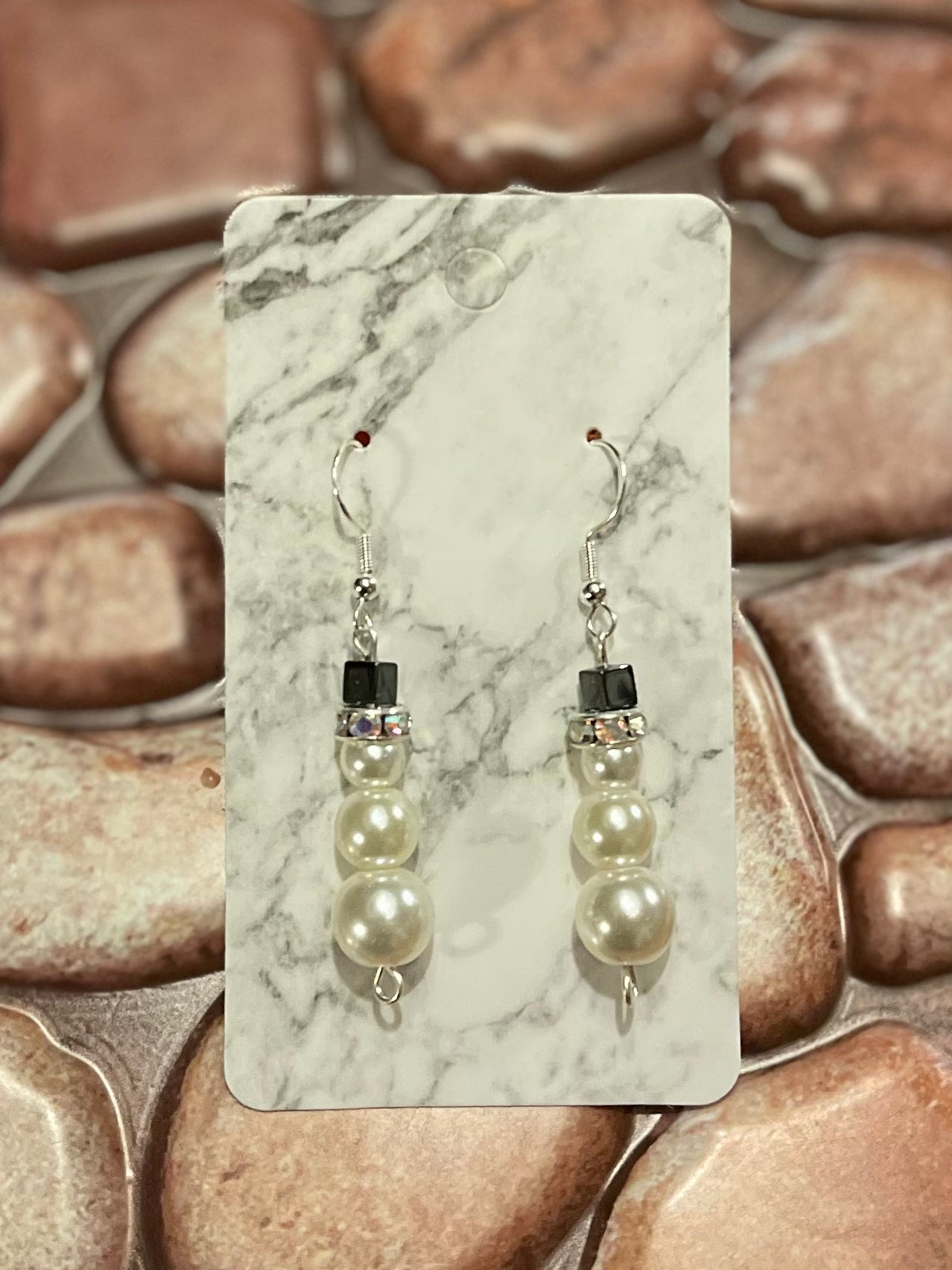 Snowman Christmas Earrings