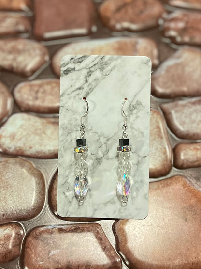 Snowman Christmas Earrings